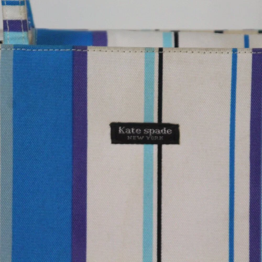 Kate Spade New York Striped‎ Small Tote Bag – Early 2000s-Y2K